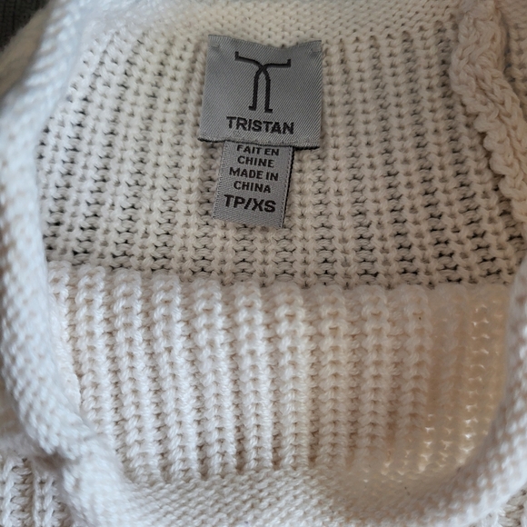 Tristan Elegant Batwing Acrylic Cotton-Blend Sweater - Picture 4 of 7